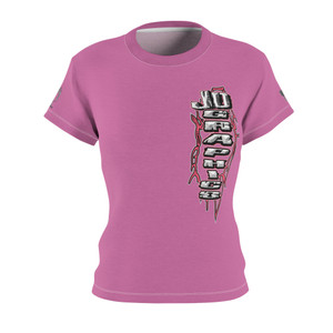 JD PINK lt pink Women's  Cut & Sew Tee (AOP) JD PINK lt pink Women's  Cut & Sew Tee (AOP)