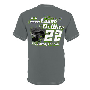 Logan DeWitz 5th Annual gray Unisex Cut & Sew Tee (AOP) Logan DeWitz 5th Annual gray Unisex Cut & Sew Tee (AOP)