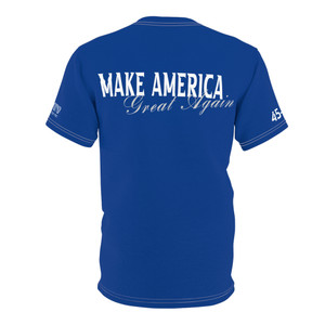 maga timf blue Unisex Cut & Sew Tee (AOP) maga timf blue Unisex Cut & Sew Tee (AOP)