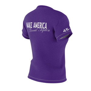 maga timf purple Women's Cut & Sew Tee (AOP) maga timf purple Women's Cut & Sew Tee (AOP)