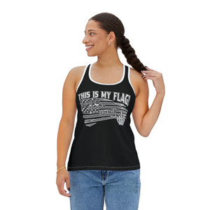 maga timf black Women's Tank Top (AOP) maga timf black Women's Tank Top (AOP)
