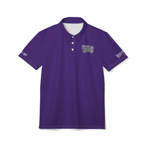 maga timf purple Unisex Polo Shirt (AOP)  maga timf purple Unisex Polo Shirt (AOP)