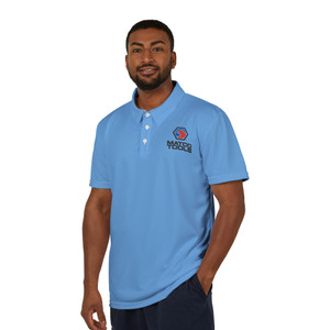 Matt Baas Matco light lt blue Unisex Polo Shirt (AOP) Matt Baas Matco light lt blue Unisex Polo Shirt (AOP)