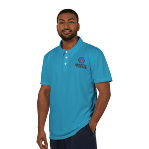 Matt Baas Matco light turquois Unisex Polo Shirt (AOP)