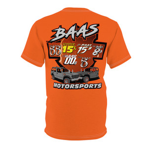 Baas Motorsports 2025 orange Unisex Cut & Sew Tee (AOP)