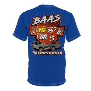  Baas Motorsports 2025 blue Unisex Cut & Sew Tee (AOP)