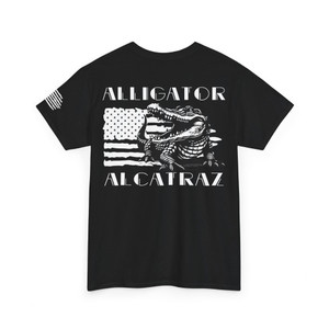 Alligator Alcatraz dark Unisex Heavy Cotton Tee Alligator Alcatraz dark Unisex Heavy Cotton Tee