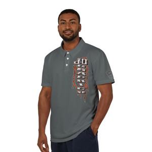JD Orange Unisex Polo Shirt (AOP) JD Orange Unisex Polo Shirt (AOP)