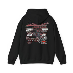 Team CJ Motorsports Black iron Unisex Heavy Blend™ Hooded Sweatshirt Team CJ Motorsports Black iron Unisex Heavy Blend™ Hooded Sweatshirt