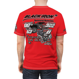 Team CJ Motorsports Black iron red Unisex Cut & Sew Tee (AOP) Team CJ Motorsports Black iron red Unisex Cut & Sew Tee (AOP)