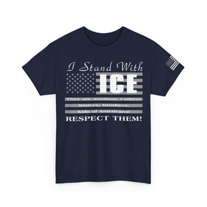 I stand with ice gray white Unisex Heavy Cotton Tee I stand with ice gray white Unisex Heavy Cotton Tee