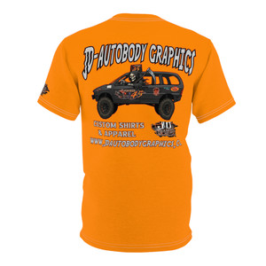 JD van orange Unisex Cut & Sew Tee (AOP)