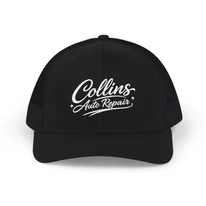 Collins Auto Repair Snapback Trucker Cap