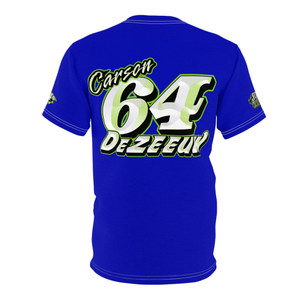 Carson DeZeeuw blue Unisex Cut & Sew Tee (AOP)