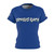  Andrew Eischens Blue Women's Cut & Sew Tee (AOP)