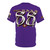 Matt Baas Purple Unisex Cut & Sew Tee (AOP)
