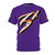 Corey Peterson 3 purple Unisex Cut & Sew Tee (AOP)