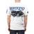 F Around blue white Unisex Cut & Sew Tee (AOP)