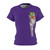 Lane Jase Casey purple Women's Cut & Sew Tee (AOP)