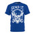 send it white blue front Unisex Cut & Sew Tee (AOP)
