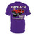 impeach this old iron purple Unisex Cut & Sew Tee (AOP)
