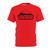 Hilltop Arena Black design red Unisex Cut & Sew Tee (AOP)