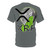 xrp gray Unisex Cut & Sew Tee (AOP)