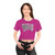 maga timf pink Crop Tee (AOP)