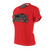 Team CJ Motorsports Black iron red Women's Cut & Sew Tee (AOP)