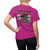 Team CJ Motorsports Black iron pink Women's Cut & Sew Tee (AOP)