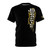JD yellow compact black Unisex Cut & Sew Tee (AOP)