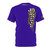 JD yellow compact purple Unisex Cut & Sew Tee (AOP)