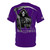 You should have been swallowed grayed back purple Unisex Cut & Sew Tee (AOP)