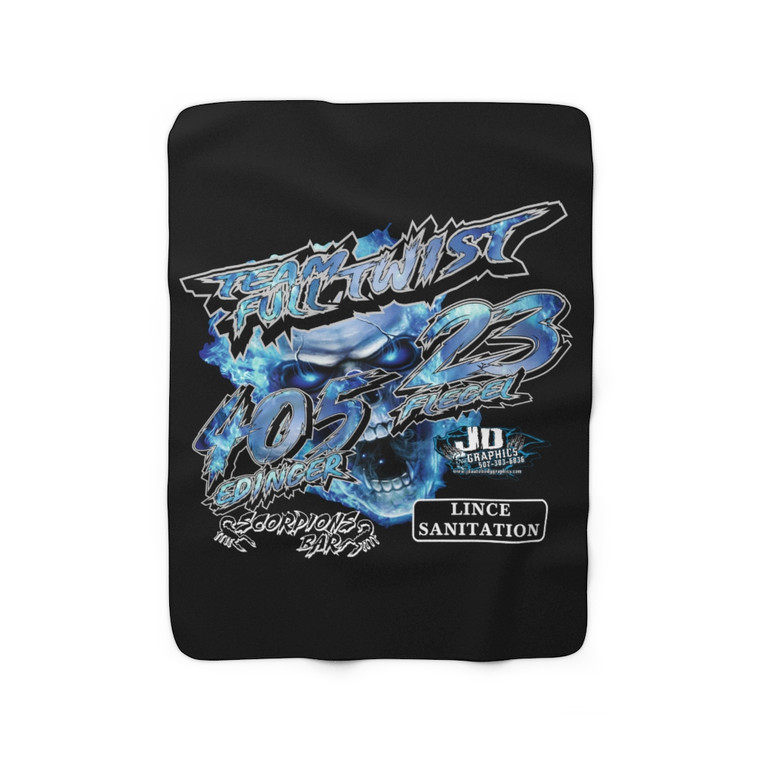  Full Twist Team Sherpa Fleece Blanket