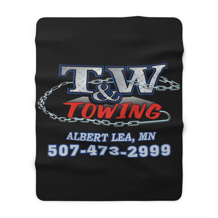 T&W Towing Sherpa Fleece Blanket