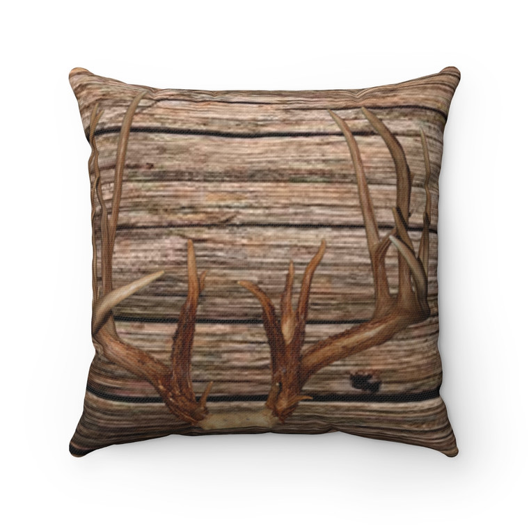 Deer Spun Polyester Square Pillow