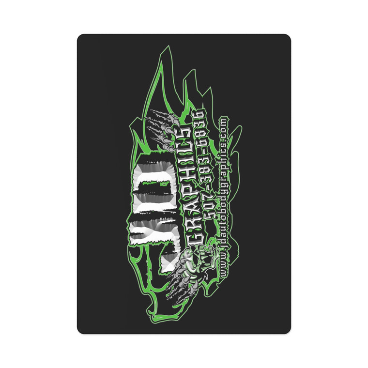 JD Green Poker Cards