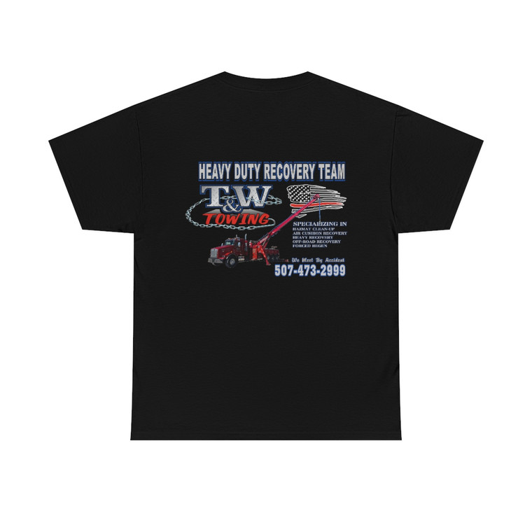 T&W Towing Red Line Unisex Heavy Cotton Tee
