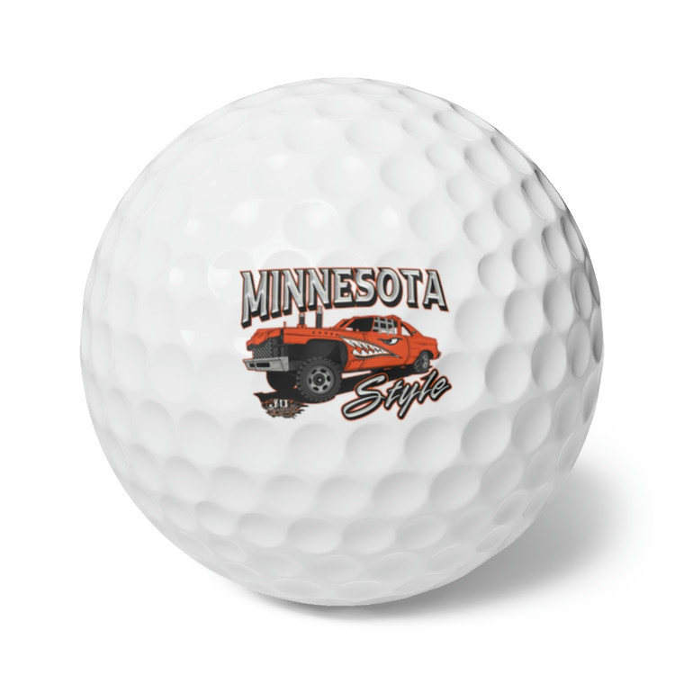 Minnesota Style Golf Balls, 6pcs
