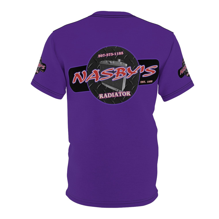 Nasbys purple Unisex Cut & Sew Tee (AOP)