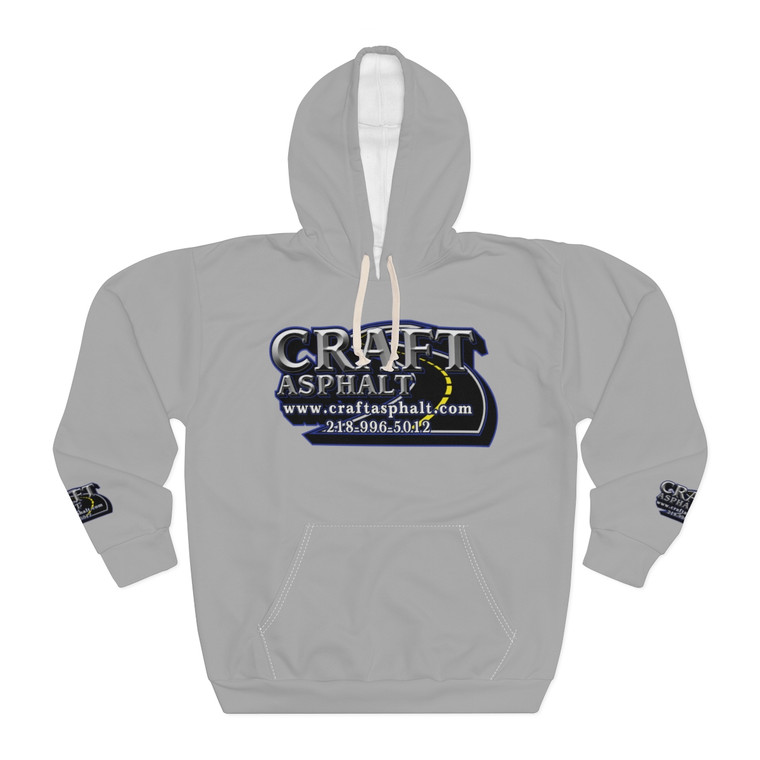 Craft Asphalt lt gray Unisex Pullover Hoodie (AOP)