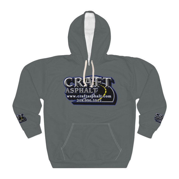 Craft Asphalt dk gray Unisex Pullover Hoodie (AOP)