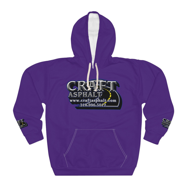 Craft Asphalt purple Unisex Pullover Hoodie (AOP)