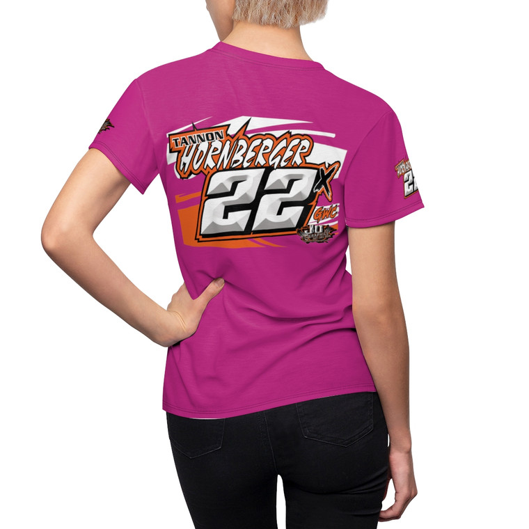 Tannon Hornberger 2 pink Women's Cut & Sew Tee (AOP)