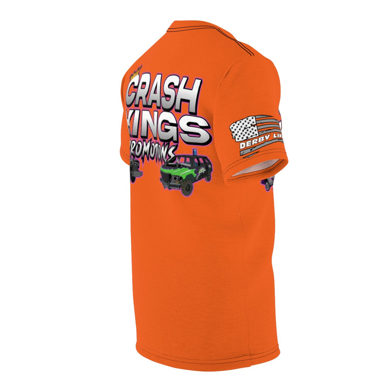 Crash Kings Promotions not official orange Unisex Cut & Sew Tee (AOP)