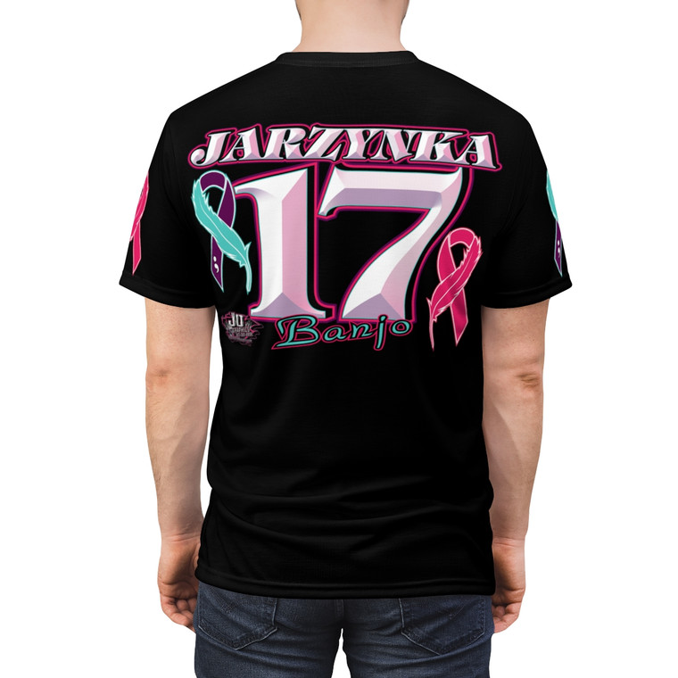Lance Jarzynka black Unisex Cut & Sew Tee (AOP)