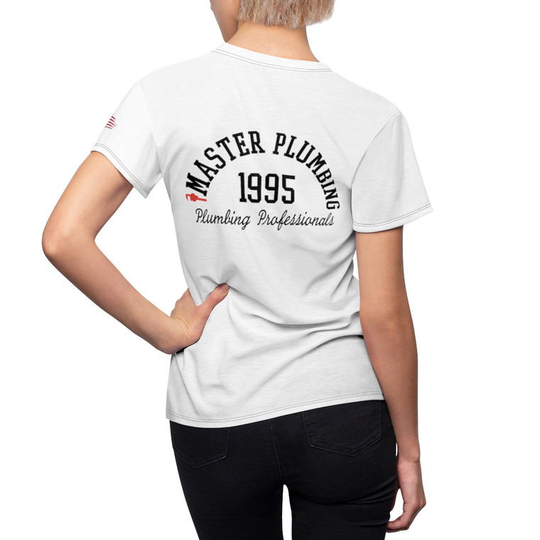 Master Plumbing Women's Cut & Sew Tee (AOP)