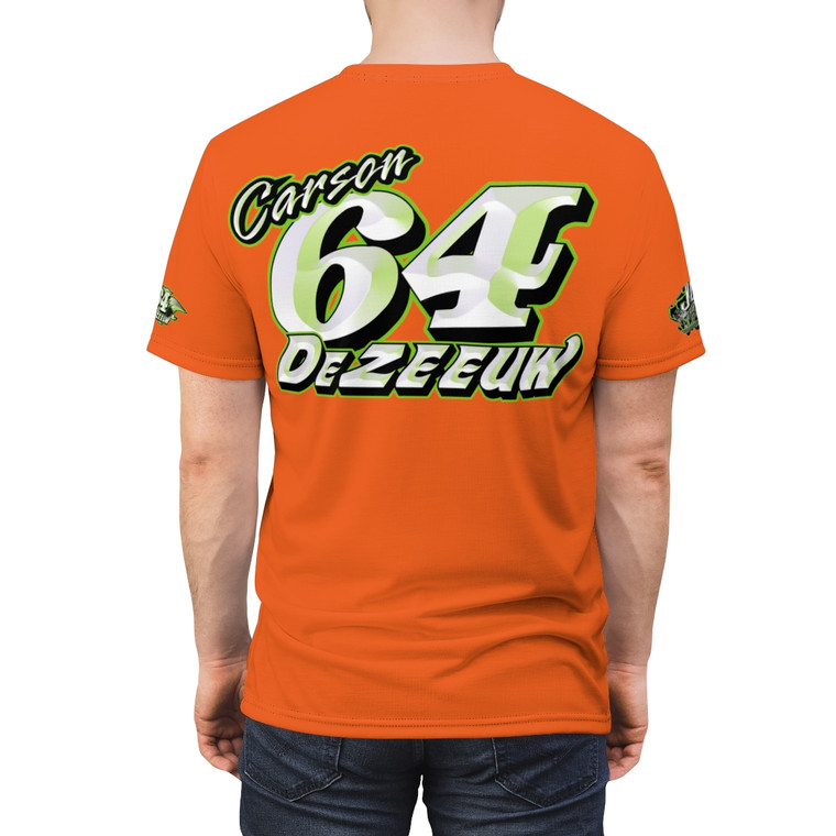 Carson DeZeeuw orange Unisex Cut & Sew Tee (AOP)