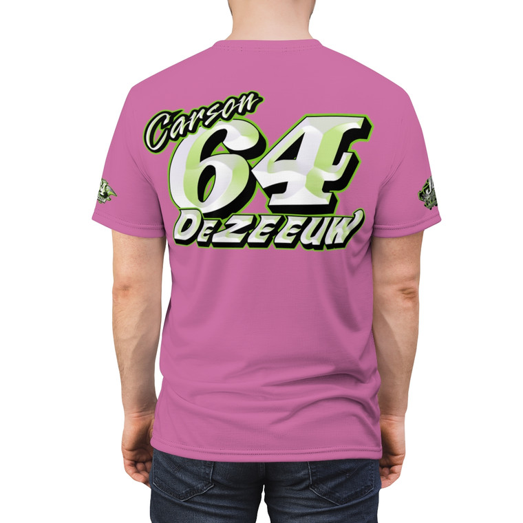 Carson DeZeeuw lt pink Unisex Cut & Sew Tee (AOP)