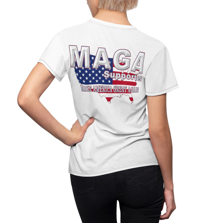 MAGA Women's Cut & Sew Tee (AOP)